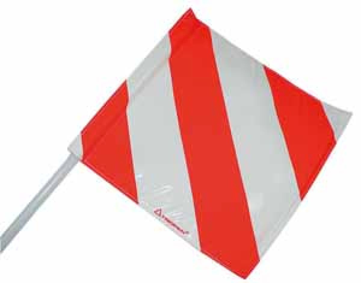 Signalfahne f&uuml;r &Uuml;berbreite