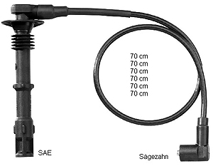 BERU Zündleitungssatz ZEF 1617