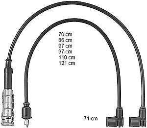 BERU Zündleitungssatz ZEF 470