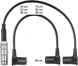 BERU Zündleitungssatz ZEF 558