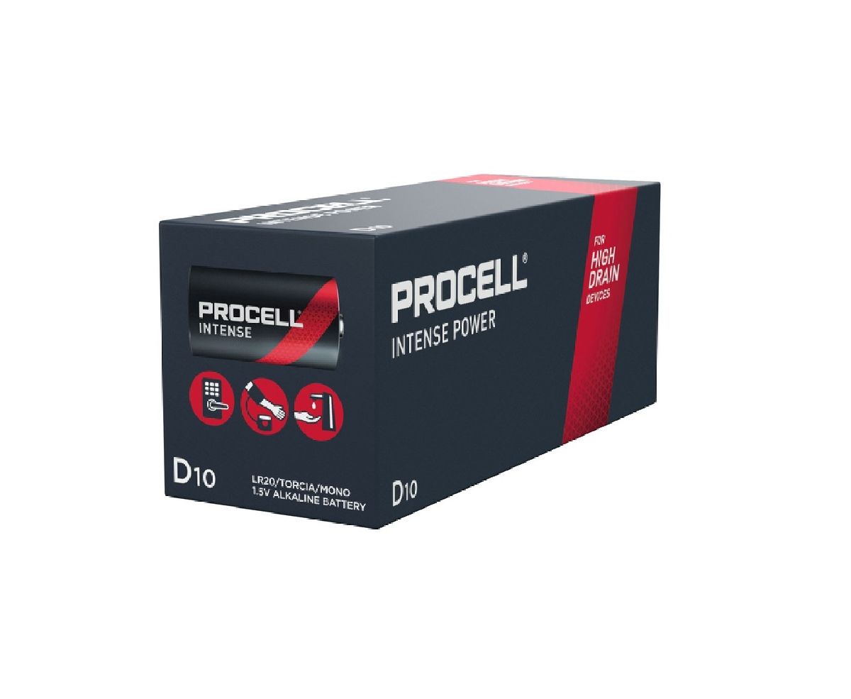 Duracell Batterie PROCELL INTENSE LR20 PROCELL / MN1300 / Blister a 10 Stk