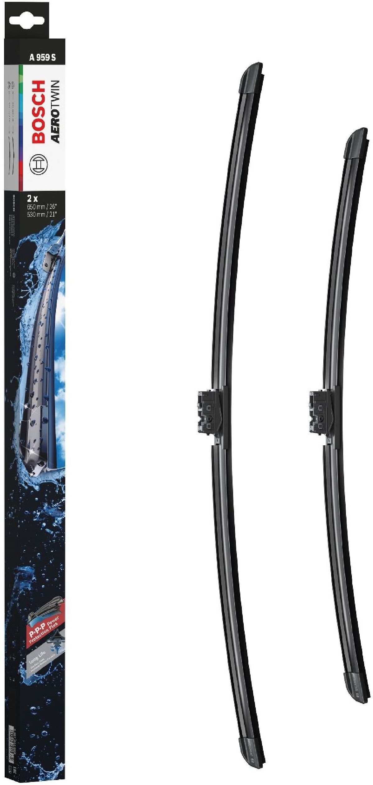 Balai Aerotwin paire 650/530mm