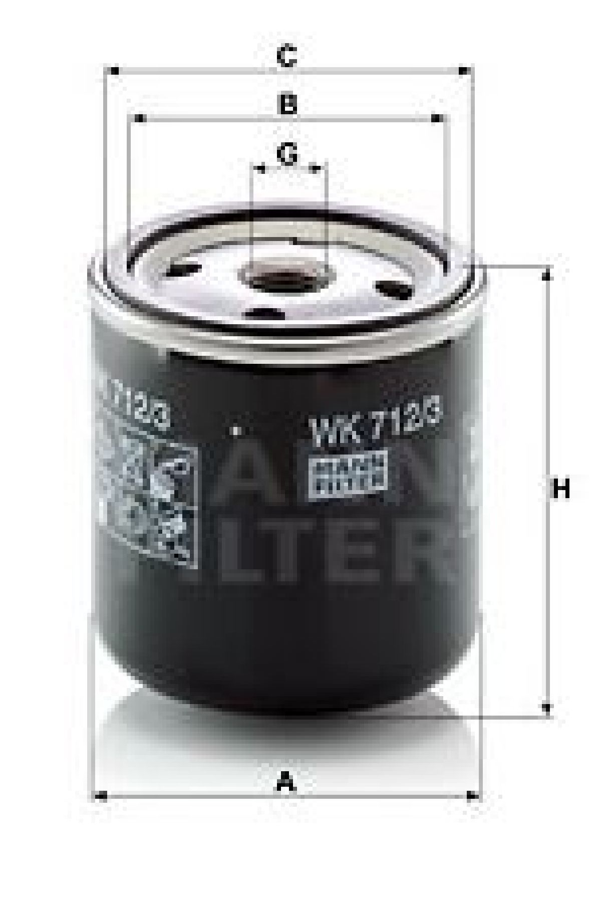 Kraftstofffilter MANN f.Heizun